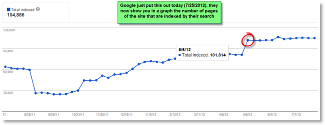 google index status example